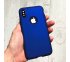 360° kryt Mate silikónový iPhone X, XS - modrý